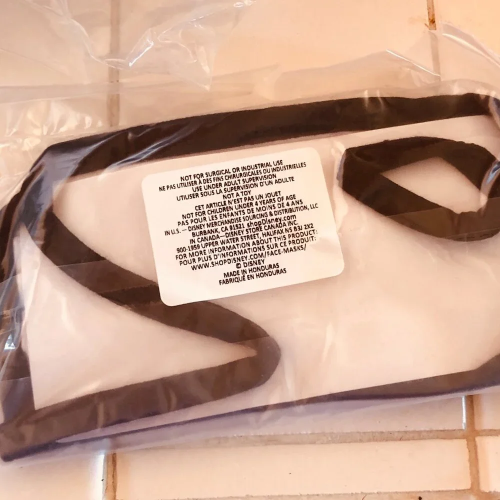 Cloth Face Mask . Large . Brand New in the Package . Disney